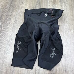 Rapha Core Cargo Shorts Pull On Black Cycling Biking Padded Mens Size XL